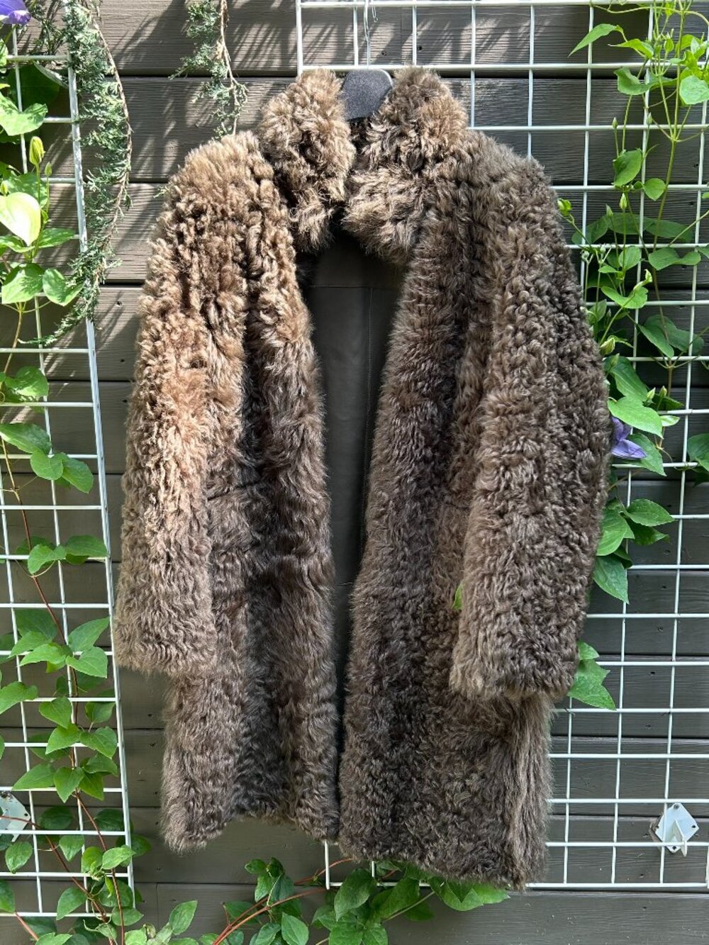 ME+EM Statement Shearling Coat Size M